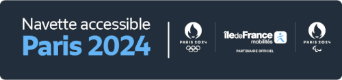 logo de la marque NAVETTE ACCESSIBLE PARIS 2024