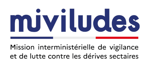 logo de la marque MIVILUDES, CONTRE LES DERVIES SECTAIRES