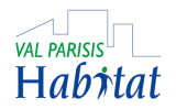logo de la marque Val Parisis Habitat