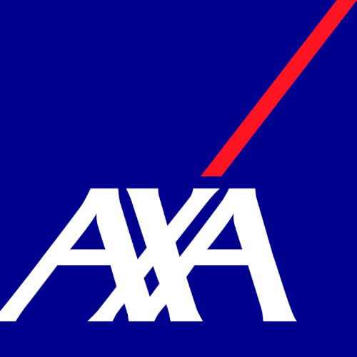 logo de la marque Axa (Assurance et Banque).