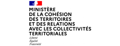 logo de la marque Ministère de la Cohhesion des Territoires et des Relations avec les Collectivités Territoriales