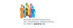 logo de la marque MDPH 75 - VILLE DE PARIS